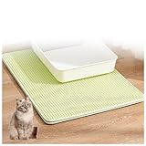 TYBEITAO Matte Katzentoilette Katzenmatte,Waben Doppelschicht Design, Katzenklomatten Urin-und...