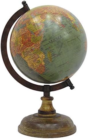 Medium Rotating Desktop Globe World Earth Geography Ocean Table DÃƒÂcor Globes 10.50 by Uniworld