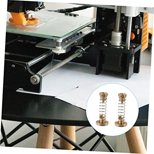 ULTECHNOVO 4 Pcs Porca anti-folga haste roscada 8mm parafuso t8x2 impressora impresora empressora pa