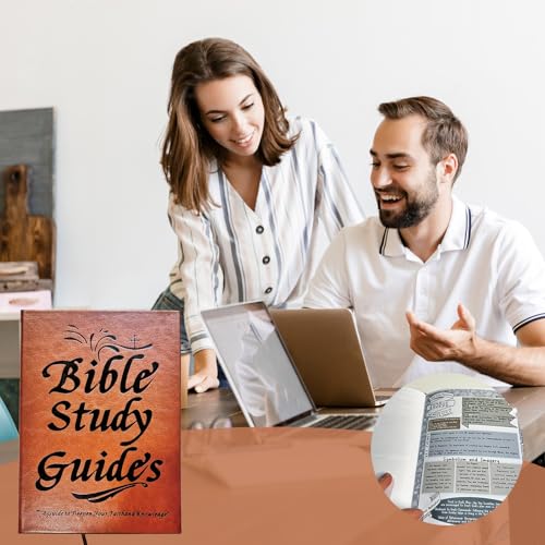 Uoxmiy 66 Page Bible Study Journal 2 PCS Bible Study Guides Daily Devotional Notebook A Yearlong Bibles Plan for Women Strengthens Faith Prayer Reflections Christian Gift - Image 3