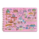 ミッキー＆フレンズ ノート 手書き風デザインシリーズ パークマップデザイン 文具 ディズニー お土産【東京ディズニーリゾート限定】