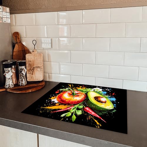 Protège Plaque Induction 60x52 cm KitchenYeah pour table vitrocéramique décor graffiti - 6
