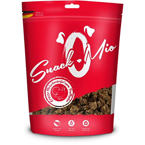 Produktbild von SnackOMio krosse Fleischwürfel vom Truthahn - 125 g