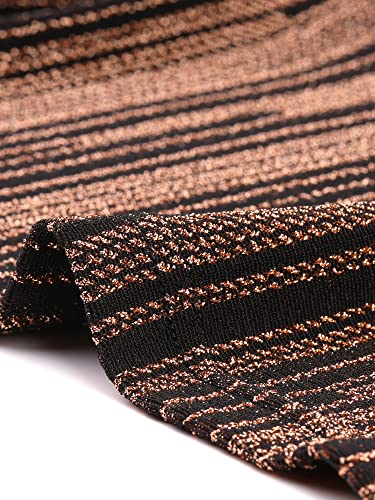 Allegra K Shiny Cardigan for Women's Open Front Long Sleeve Cropped Party Glitter Jacket4