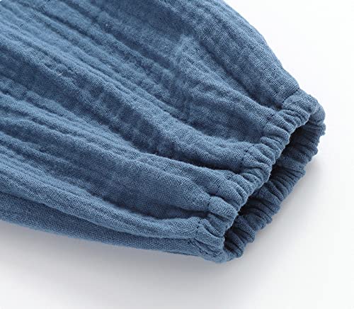 Boys Baggy Harem Pants Cute Pattern Printed Elastic Waist Stretchy Ribbed Extra Long Sweatpants Casual Loose Tousers4