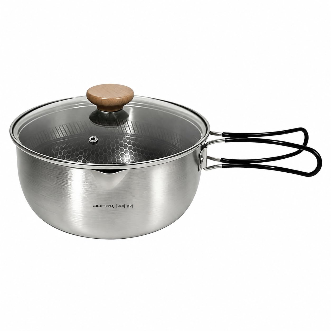 1 Olla Colgante Juego de Utensilios Acero Inoxidable Camping Antiadherente Tapa de Cristal 5200ml Práctica para Comidas al Aire Libre Viajes Familiares, cazuela cocción acero triple e