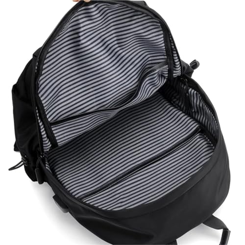 Clear Backpack Casual Backpack Men's Travel Trendy College Student Schoolbag Fashion Korean Version Travel Bag(Blue flower)3