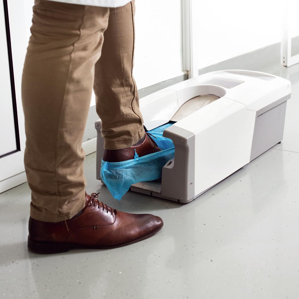 Hygostar Überschuhe für Hygomat, in blau | CPE, Wasserdicht, 1100 Stück (10 x 110 Stück), in Einheitsgröße, Schuhüberzieher, Überziehschuhe, Schuhschutz