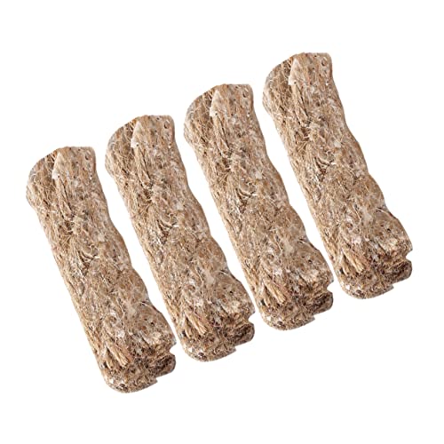 HANABASS 4pcs Fire Starting Rope Jute Camping BBQ Utility Cord Outdoor Fire Starter Lighter