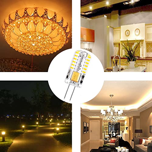 Dopkuss G4 Led Bulbs 12V Led Light Ac/Dc Bi-Pin Base Landscape Light Bulbs 3 Watt 12V Light Bulb - G4 Bulb Led Lighting Equiavlent To 30W Low Voltage Warm White 2700K 10-Pack #TOP4