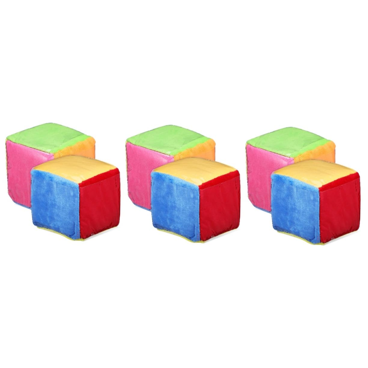STOBOK 6pcs Soft Story Dice Interactive Learning Games Pocket Dice for Classroom Educational Games Bulk Pack