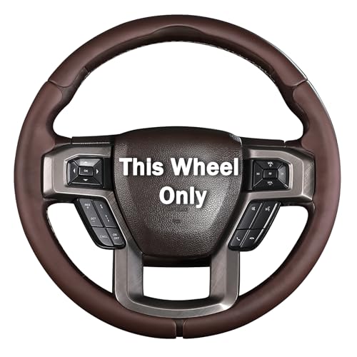 Steering Wheel Cover for Ford F150 2015-2020/ F250 2017-2022/ F350 2017-2022/ F450 2017-2022/ F550 2017-2022/ Ford Expedition 2018-2021 Steering Wheel Protector for Ford Steering Wheel Accessories by Aotoyou - Used condition - US$23.87