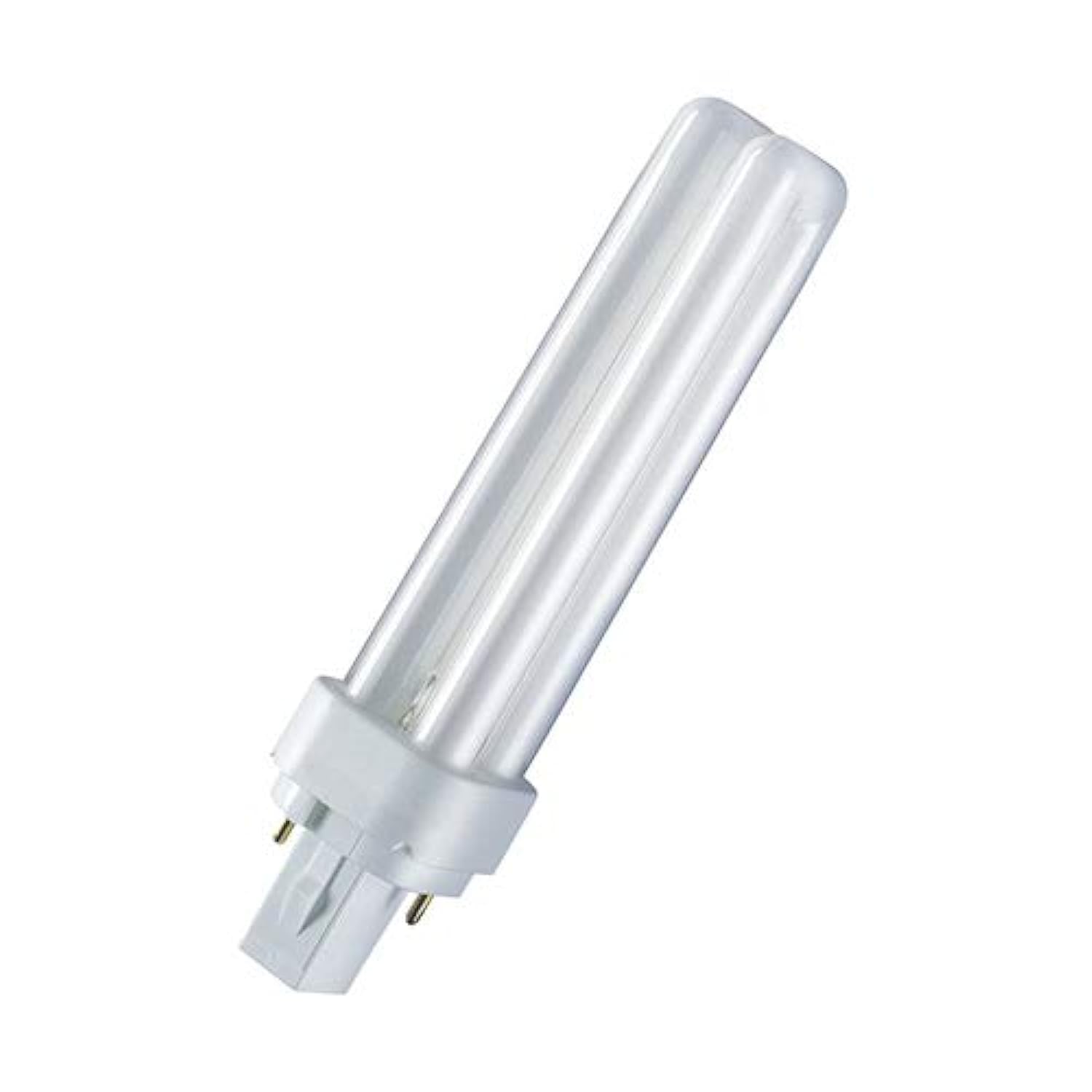 DULUX D 13W/830 Compact Fluorescent Light Bulb Warm White G24D1-2 Pin