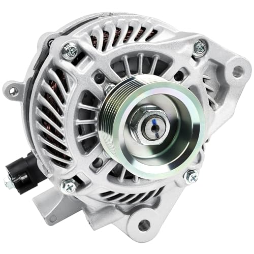 11176N New Alternator Compatible with 2006-2011 Honda Civic 1.8L L4 80A 12V 7-Groove Pulley Replace# 11176 31100RNAA01 31100RNAA01RM 31100RNAA012M2 AHGA67 A002TC1391 SB347