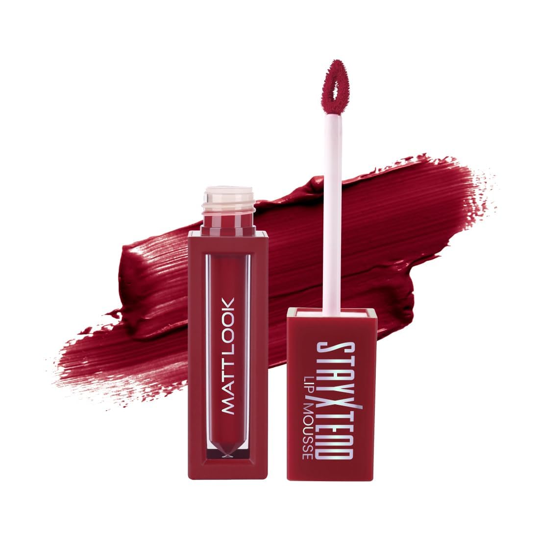 StayXtend Lip Mousse Smudge & Transfer proof, Long Lasting, Non-Sticky, Waterproof Liquid Lipstick for women, everyday use with Vitamin E, Retro Maroon - 4ml (Pack of 1) AH-7711-ML-image-37
