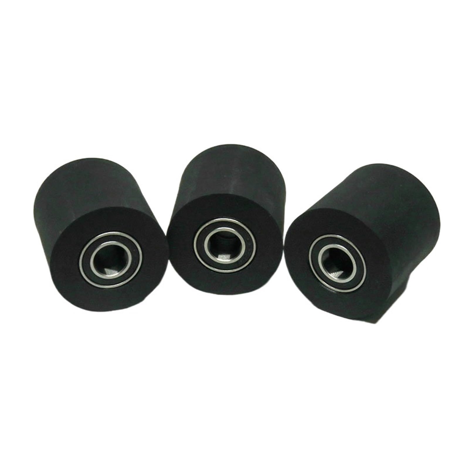 4 szt. 5/6/7/8/10 mm oś 35 średnica długość PU płaskie koło prowadzące z podwójnym łożyskiem Rolka napędzana PU (Size 7x35x35mm)