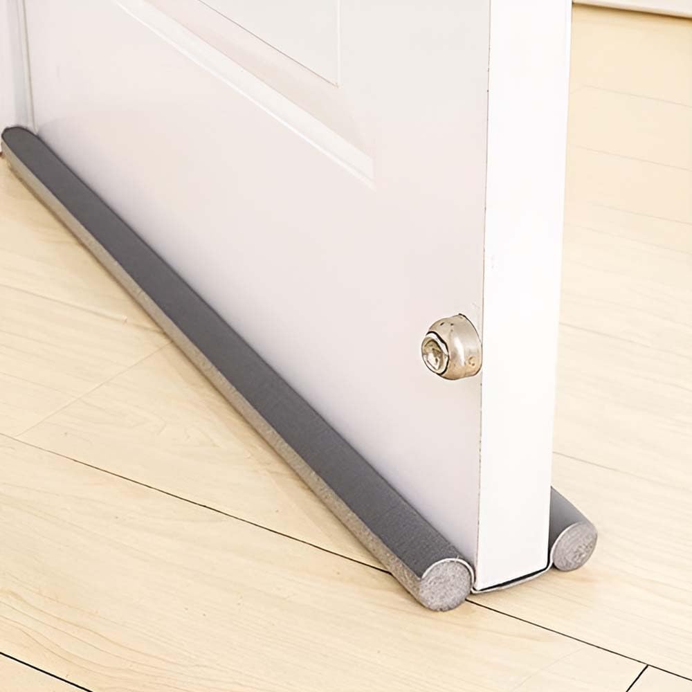 HYDERON Soundproof Combo Pack – Self-Adhesive Door Seal Strip (Grey) + 36 Inch Twin Draft Stopper for Noise Reduction, Energy Saving, and Weather Protection | Under Door Gap Guard | (Pack of 2 Pieces)-image-41
