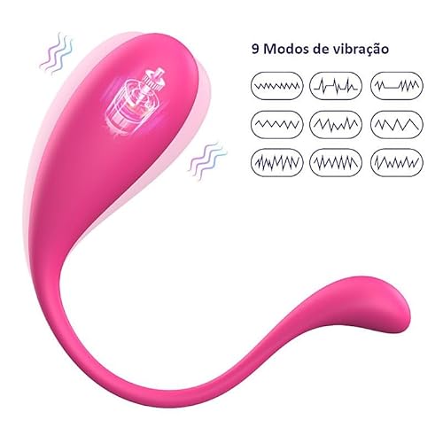 Vibrador Lophin Connect com Aplicativo Bluetooth para IOS ou Android 9 Estágios de Vibração Original
