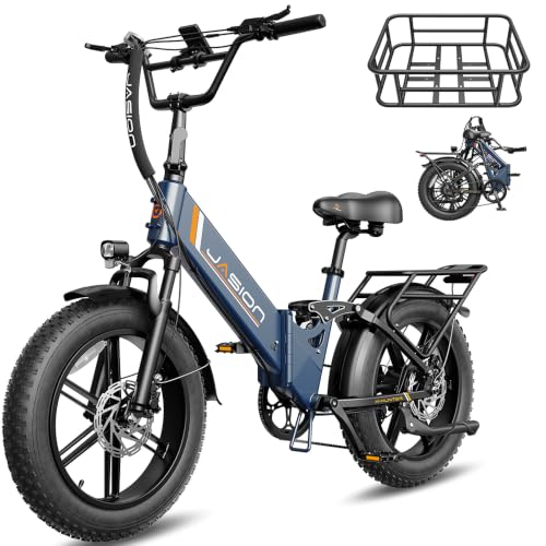 Image of Jasion X Hunter PRO /ST Electric Bike for Adults,1800 /1400W Peak 20''Fat Tire Foldable E Bikes,Folding Ebike Up to 80 /70 Miles Range 30 MPH,720 /624WH Removable Battery,Certified by UL2849