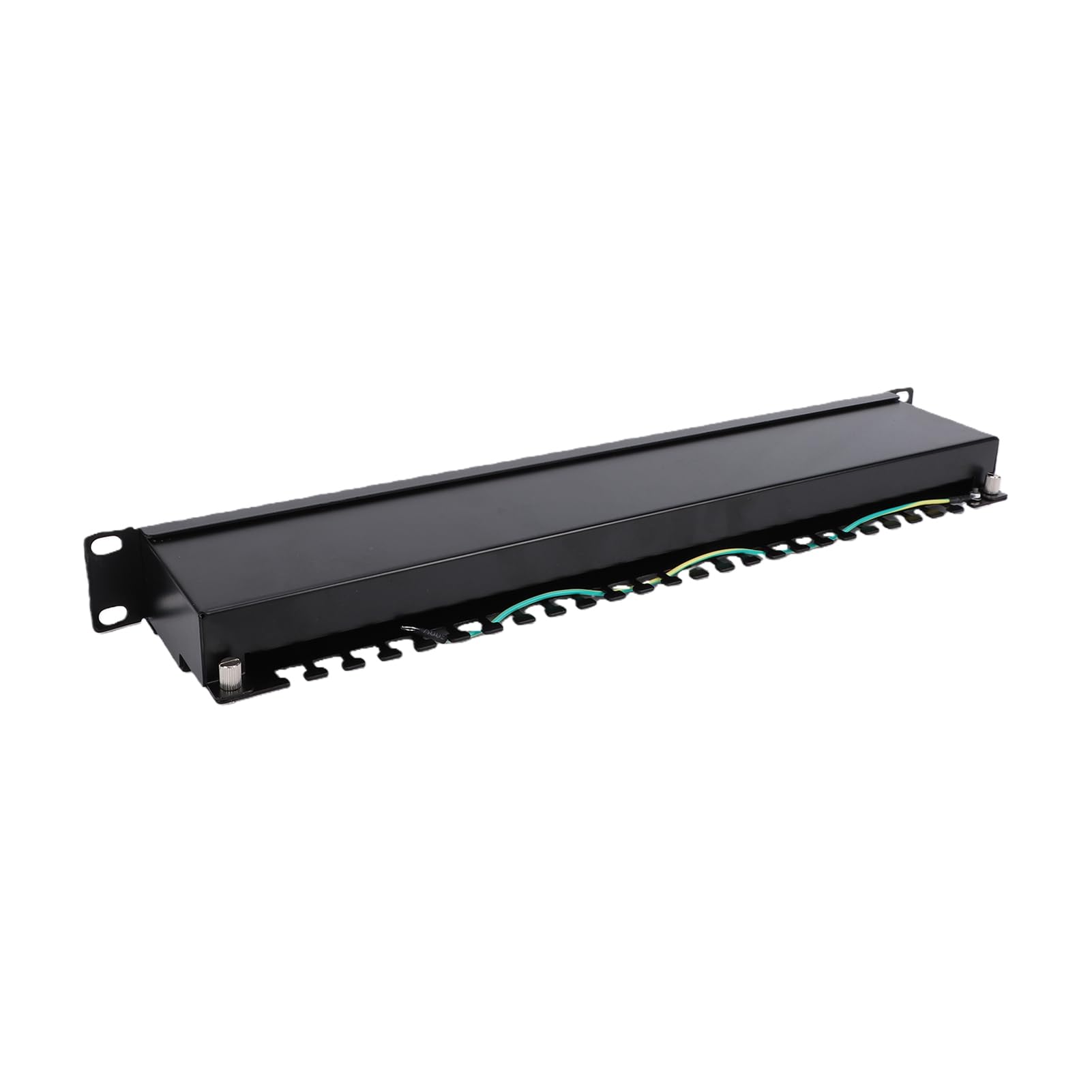 Panneau de Brassage Cat 7, Panneau Réseau blindé 24 Ports 10 | Acier laminé à Froid, Blindage EMI/RFI, Bornes LSA IDC, Câblage LAN DC