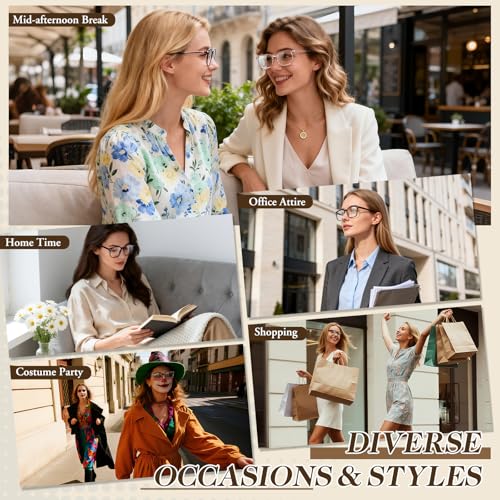 CN92 Klassische Nerdbrille rund Keyhole 40er 50er Jahre Pantobrille Vintage Look clear lens, A Transparent, 53