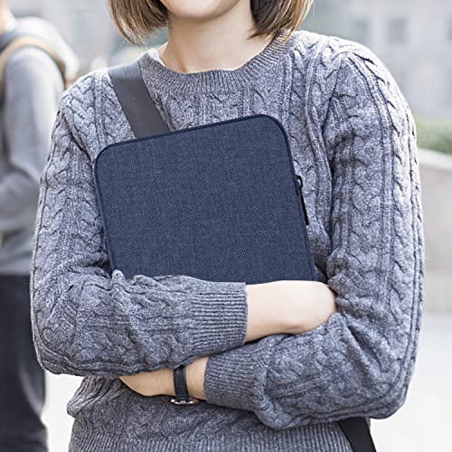 Image of MoKo 7-8 Inch Tablet Sleeve Bag with Lightweight Design | Tablet Carrying Case Fits iPad mini A17 Pro /6 /5 /4 /3 /2 /1, Galaxy Tab S2 8.0, Tab A 8.0 and ZenPad Z8s 7.9, Navy Blue