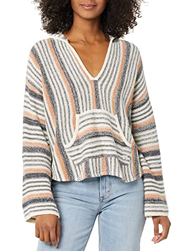 Billabong Women's Bonfire Hooded Sweater, Toffee, Small #TOP5