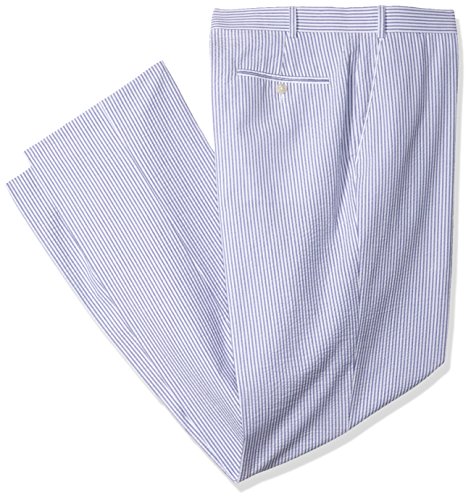 Palm Beach Men's 7255-Oxford Plain Big-085B, Navy/White, 44 Regular