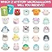 Squishmallows Micromallows Series 1 Mini Mystery Plush (2 Pack) Official Jazwares Plush - Collectible Soft & Squishy Blind Capsules - Styles May Vary - Gift for Boys, Girls Kids