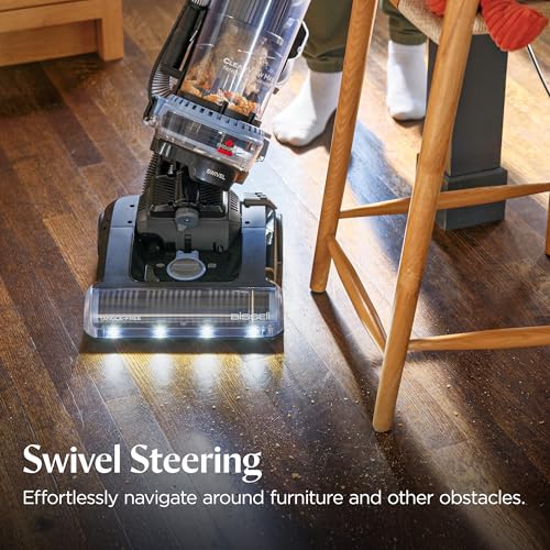 Image of Bissell CleanView Max Tangle-Free Rewind Pet Hair Vacuum with LED Headlights, Tangle-Free Brush Roll, Automatic Cord Rewind, Included pet Tools, 4073L