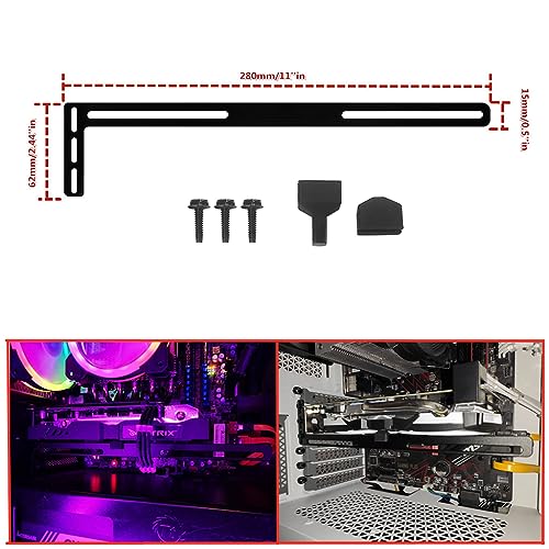 Soporte de Tarjeta de Video L de Aluminio para PC miniatura 2