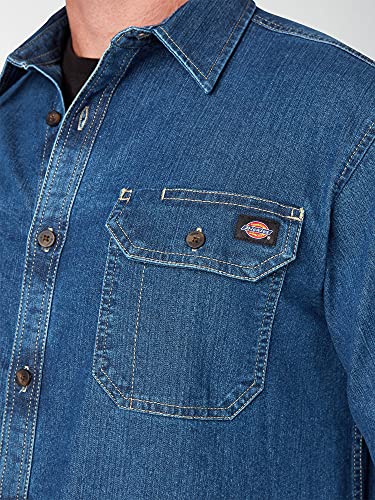 Dickies Mens Flex Denim Long Sleeve Shirt4