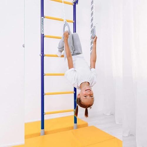 Miniatura 8 de Fitness Kid Comet 5 Niños Interior Escalada Gimnasio, Interior Sueca Escalera para Niños y Niños Habitación con Barras Horizontales, Columpio,