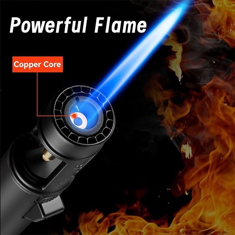 Encendedor eléctrico HUZHUAN con llama antorcha y abridor miniatura 4