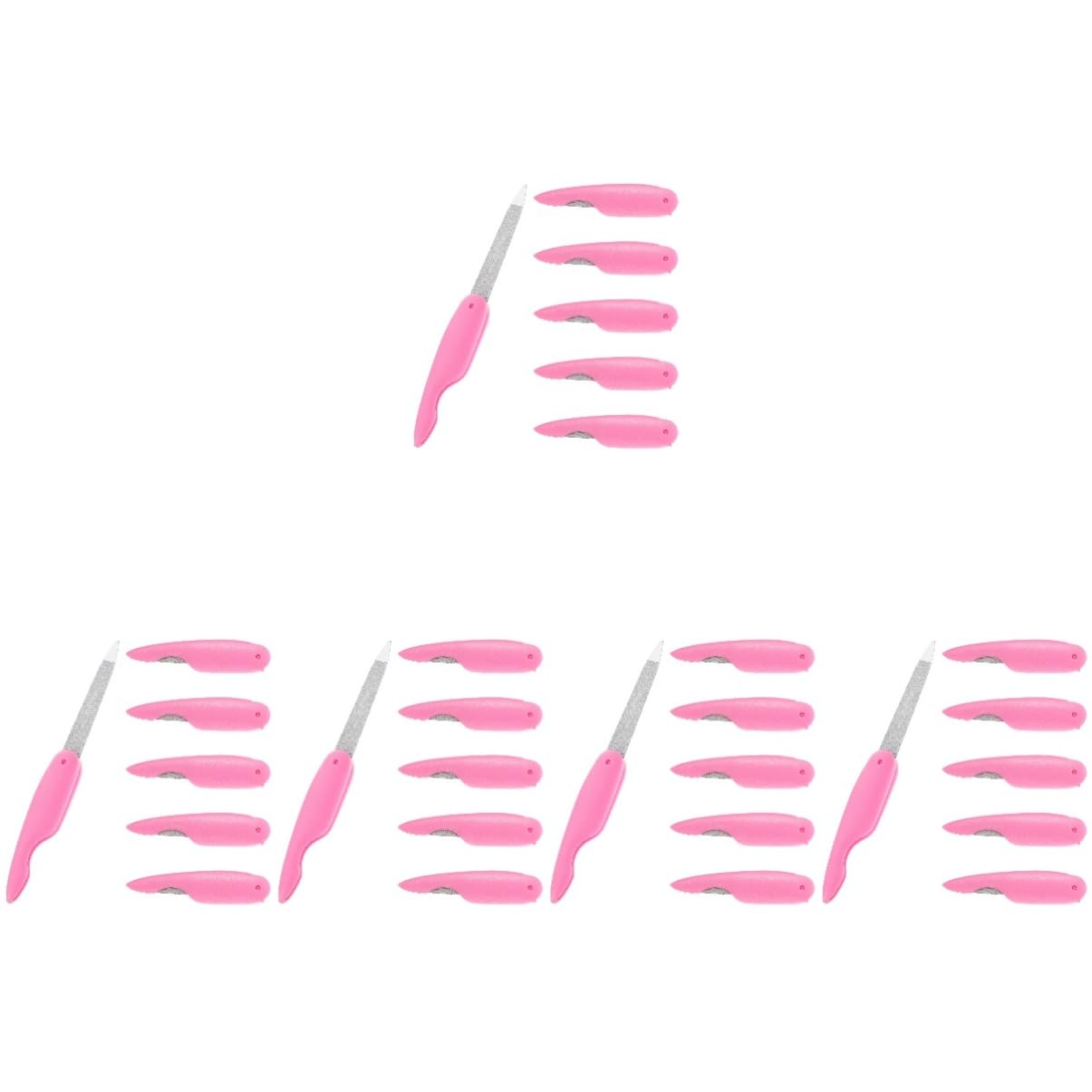MAGICLULU 5 Set Di Lime Per Unghie Pieghevoli Per Unghie Set Di Lime Per Unghie Buffer Per Unghie E Pinzette Per Nail Art 6 Pezzi * 5