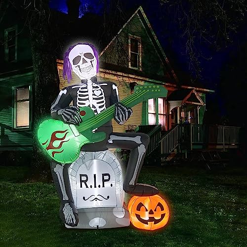 Fantôme gonflable Halloween 2m10 avec lumières LED intégrées