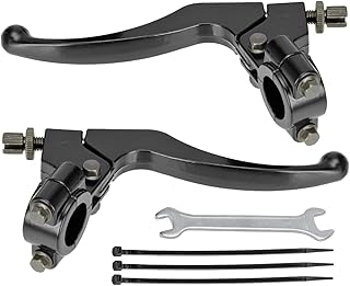 FVRITO 7/8" 22mm Universal Clutch Brake Handle Levers Perch for CRF50 CRF70 CRF80 CRF100 CRF150 XR50 XR80 XR100 ATC 200m Pit Dirt Bike Motor Motocross Motorcycle Baja Mini Bike MB200 Left and Right