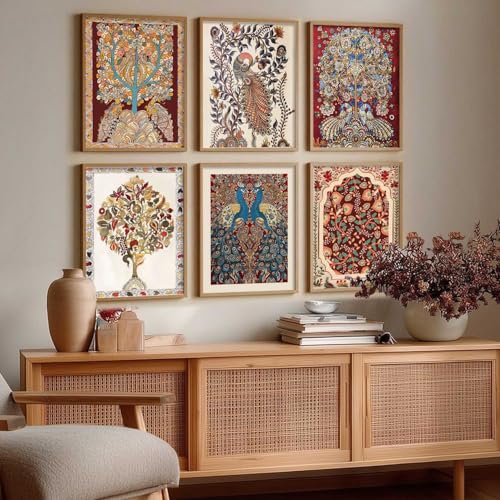 Image of kotart traditional wall paintings for home decor paintings wall hanging frames with glass, HD digital prints with frmaes Size - (19X25 inch)
