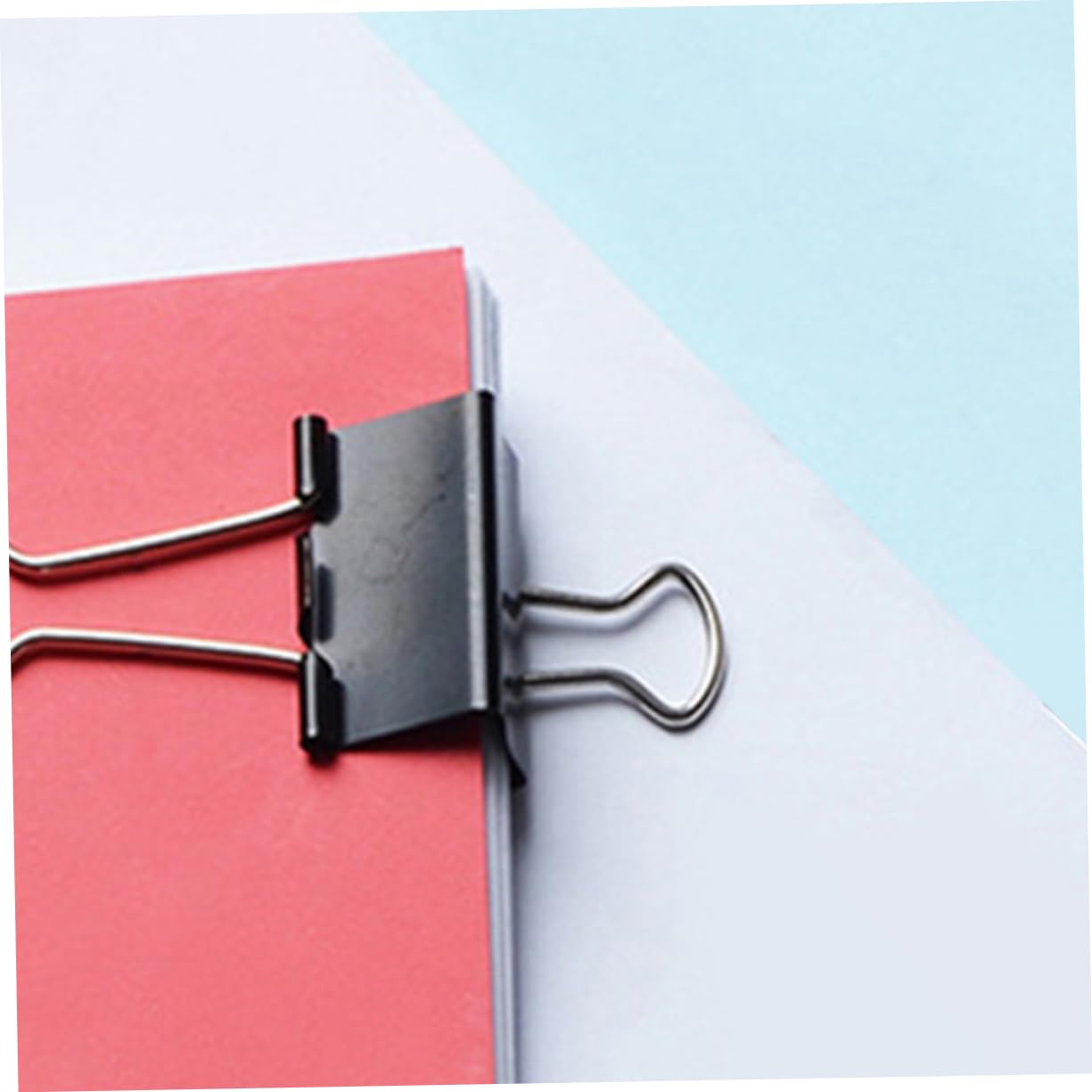 DOITOOL 60piezas Clip De Carpeta De Papelería Clips Para Carpetas De Papel De Para Suministros De Oficina Para De Escuela y Organización De