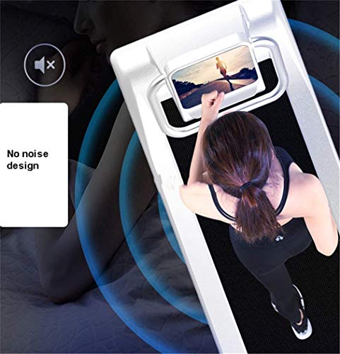 Image of Innovative High-Speed Folding Treadmill, Digital Folding Treadmill Intelligent Electric Treadmill for Jogging and Jogging for Home Fitness Equipment Fitness, White