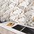 Marble Peel and Stick Backsplash Waterproof 23.6"x11.8" PVC Wall Panels, PVC Foam Marble Tile, Back Splash Stick on Tiles (Not Real Tile) for Kitchen Bathroom Living Room (20, White Gilding)