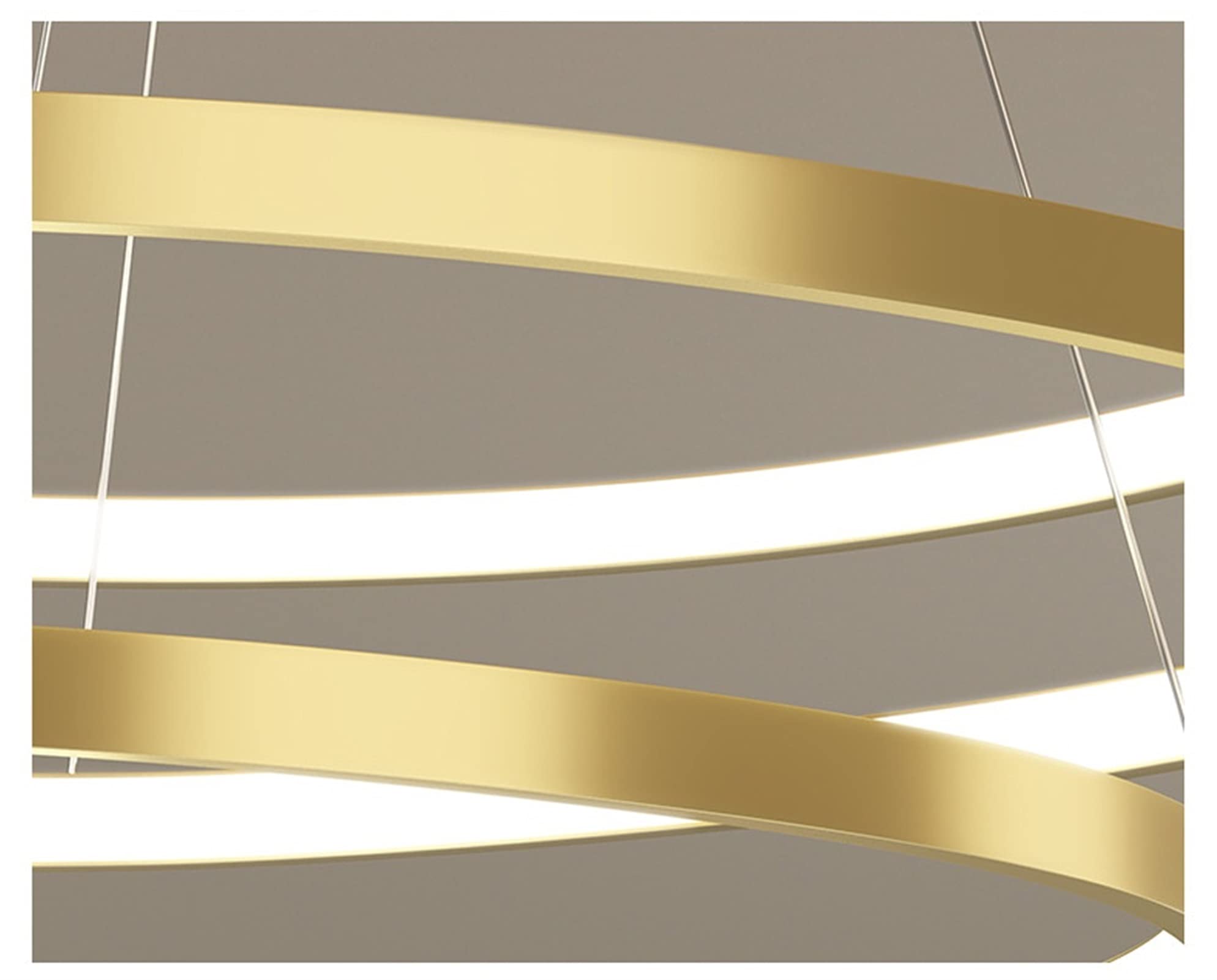 Lampadario LED 51W Dimmerabile a Spirale Lampadario Tavolo da Pranzo Bar Lampade a Sospensione Telecomando Dimmerabile Luci a Sospensione Plafoniera con Dimmerabile Remoto [Livello A Energy++],Moderno