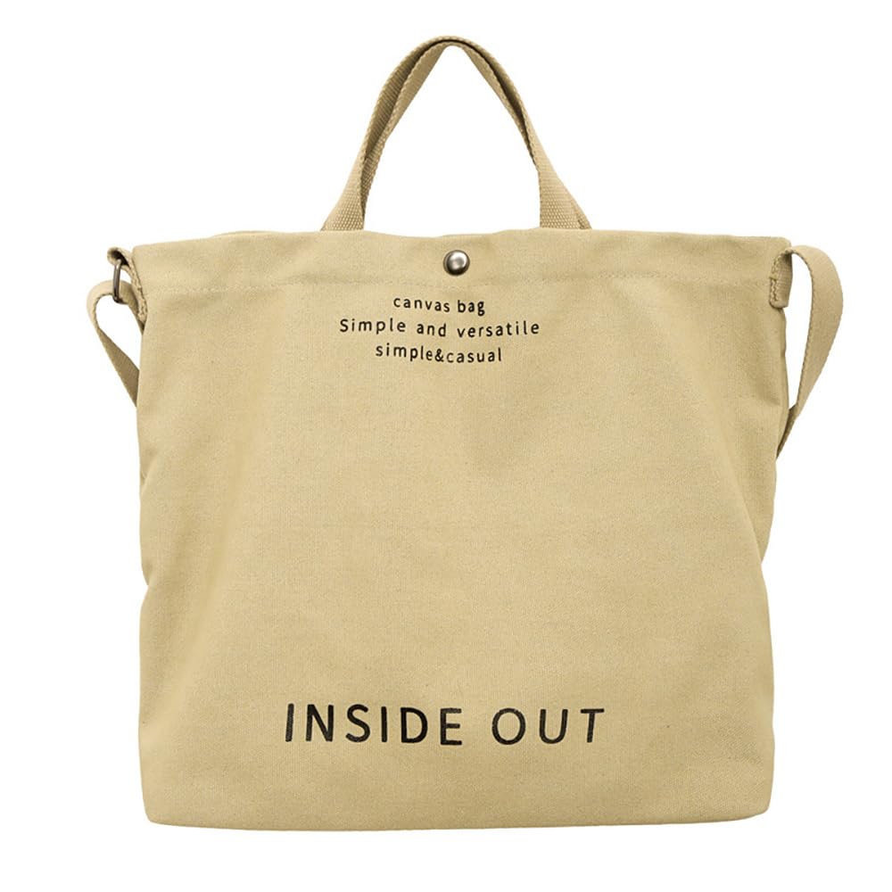 Sumleno Women Large Canvas Tote Handbags Casual Shoulder Work Bag Crossbody Top Handle Vintage Grunge Hobo Bag | Large, Canvas, Casual, Shoulder, Work