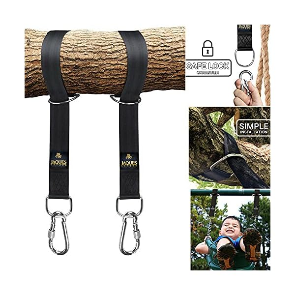 Jaques of London Swing Seat & Attachments | Playground Attachments | Garden Swing Rope (Swing Hanging Straps) - Image 3