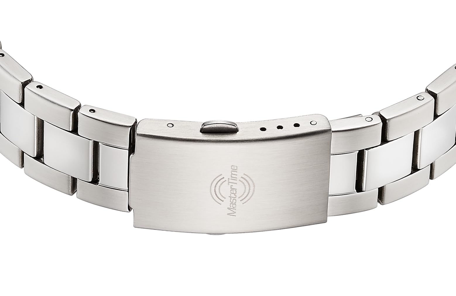 Master Time Funk Quarz Herren Uhr Analog-Digital mit Edelstahl Armband MTGA-10874-22M