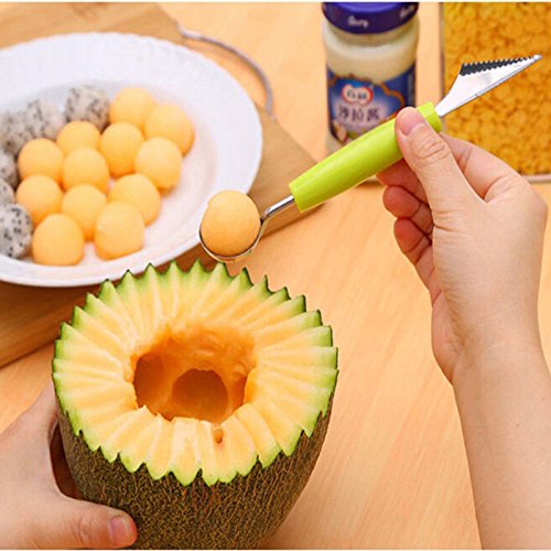 Buy Generic Green 1 pc Fruit Carving Knife Stainless Steel DoubleEnd