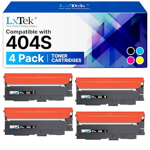 LxTek CLT-P404C CLT-404S Tonerkartusche Kompatibel für Toner Samsung C480W CLT-K404S CLT-C404S CLT-Y404S CLT-M404S für Xpress SL C480W C480FW C430W C48X C480 C480FN C430 C432W C432 C433W (4er-Pack)