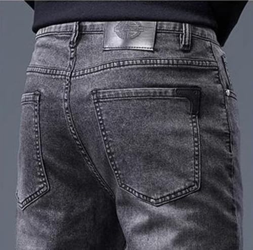 Men's Jeans are Fashionable and Versatile Comfortable Slim Denim Leggings with Pockets3