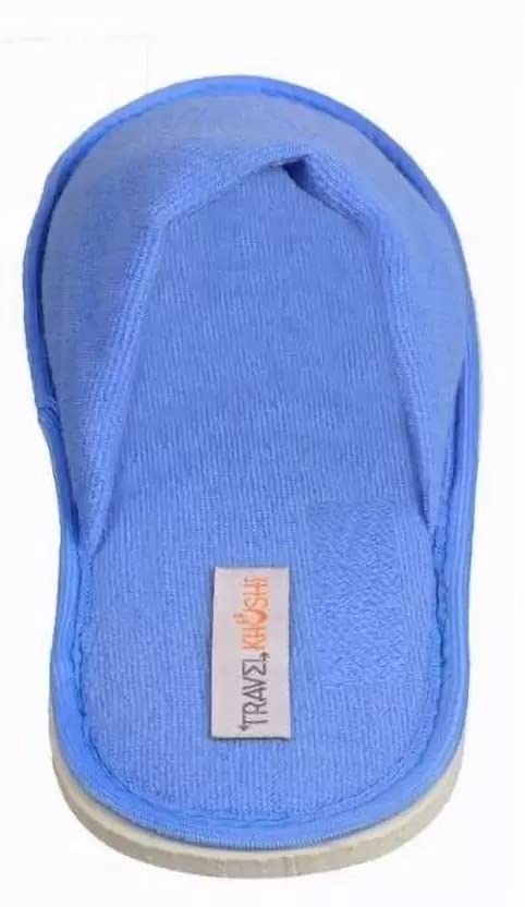 Image of Travelkhushi Soft Comfy Home Slippers For Women & Men For Winter Capet flip flops for Bedroom Indoor Carpet house slides Anti skid Slippers for Winter & Summer