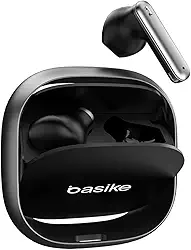 Fone de Ouvido Bluetooth TWS Basike G20-H Estéreo, Toque Sensível, 6h de Música, Bateria Recarregável, Bluetooth 5.4 (Preto)